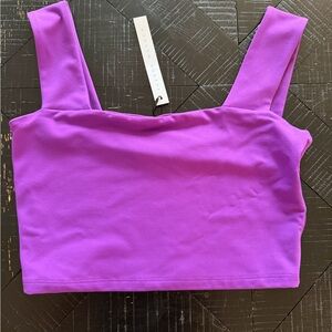 Susana Monaco Vibrant Purple Crop Top 💕